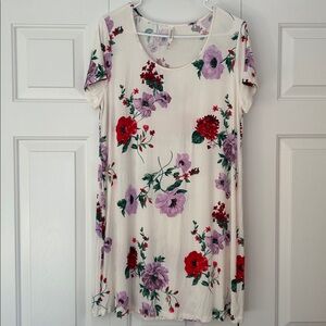 Soma Cool Nights Nightgown Rhapsody Floral Sugar Medium NWOT